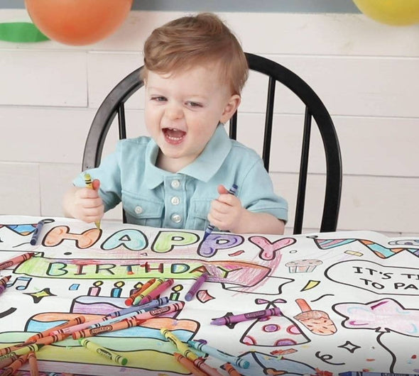 Birthday Party Giant Coloring Mat