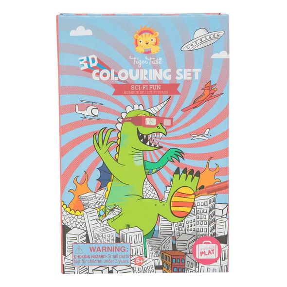 3D Colouring Set - Sci Fi Fun