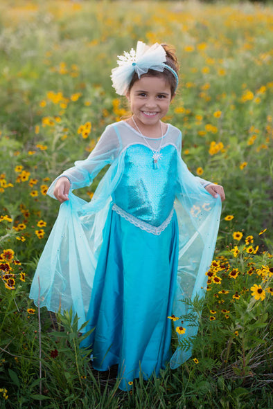 Ice Queen Dress with Cape - Size 5-6