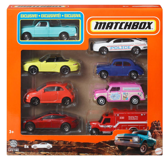 Mattel Matchbox Basics 8-Pack