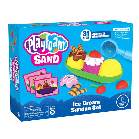 Playfoam Sand Ice Cream Sundae Set