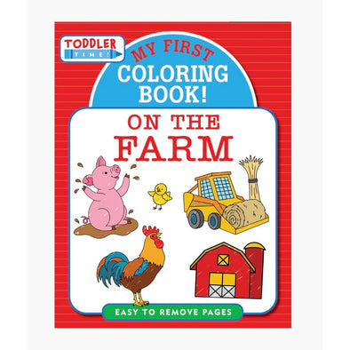 My First Coloring Book! On the Farm