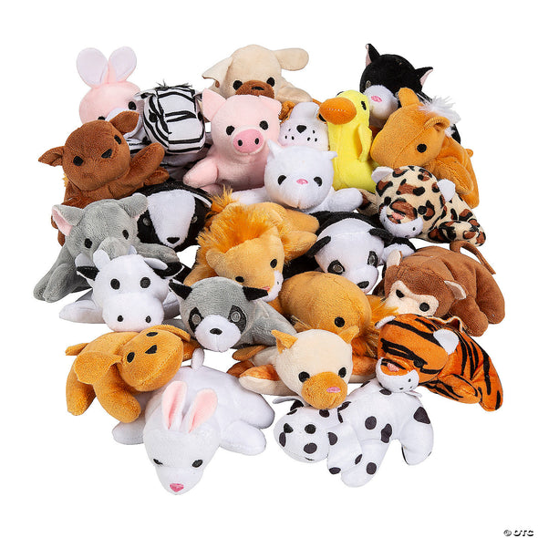 Mini Zoo Stuffed Animal Assortment