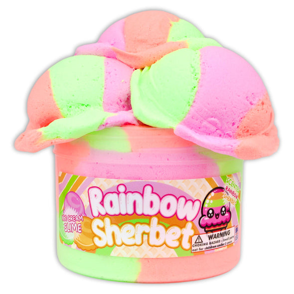 Rainbow Sherbet Slime