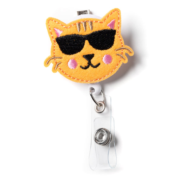 Cat Retractable Badge Holder