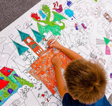 Fairytale Giant Coloring Mat