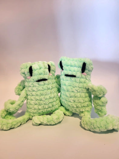 Crochet Leggy Frog Plush