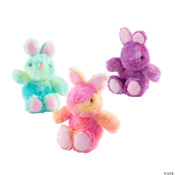 Mini Tie-Dye Easter Bunny Plush