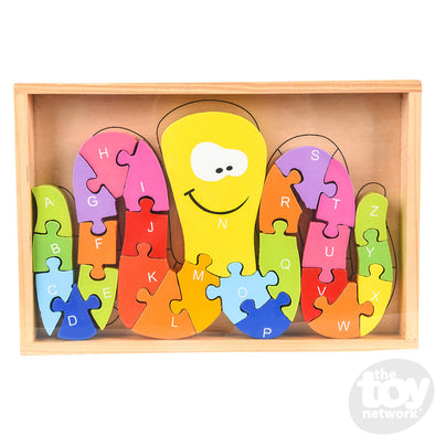 Wooden Octopus Letter Puzzle