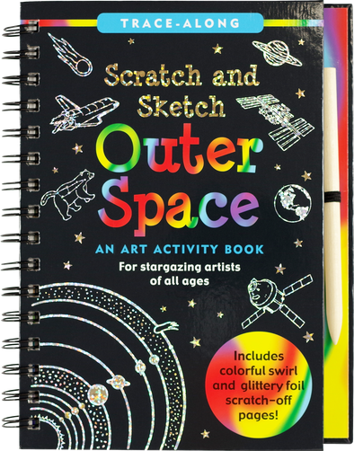 Outer Space Scratch and Sketch